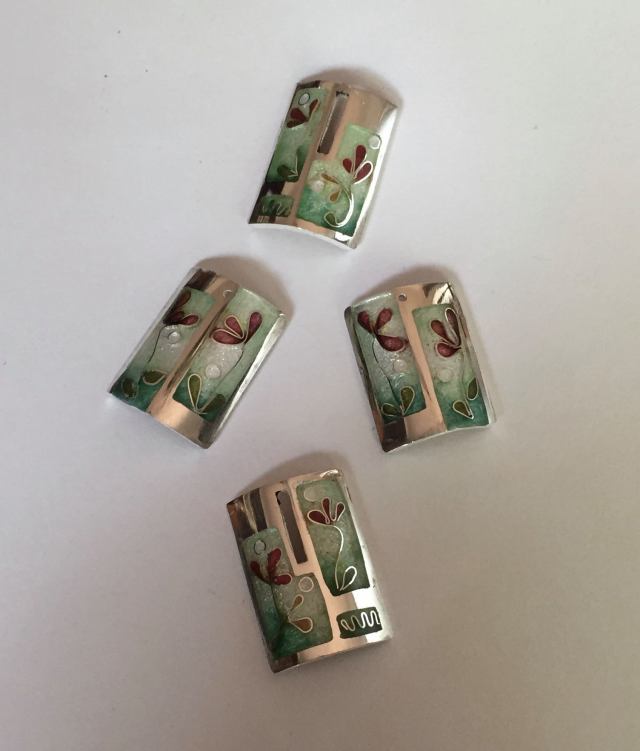 rect enamel earrings_flowers